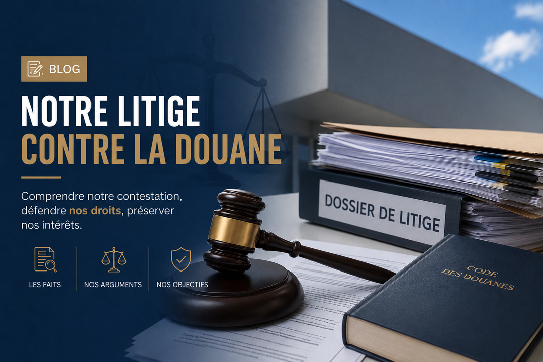 Notre litige contre la douane française