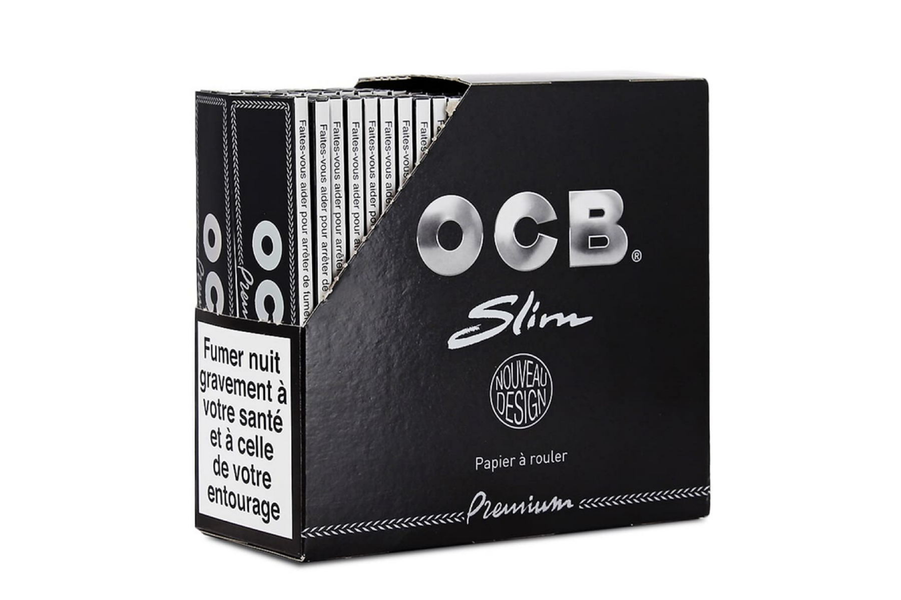 Boite de Grande Feuille à Rouler OCB © Slim Premium + Filtres